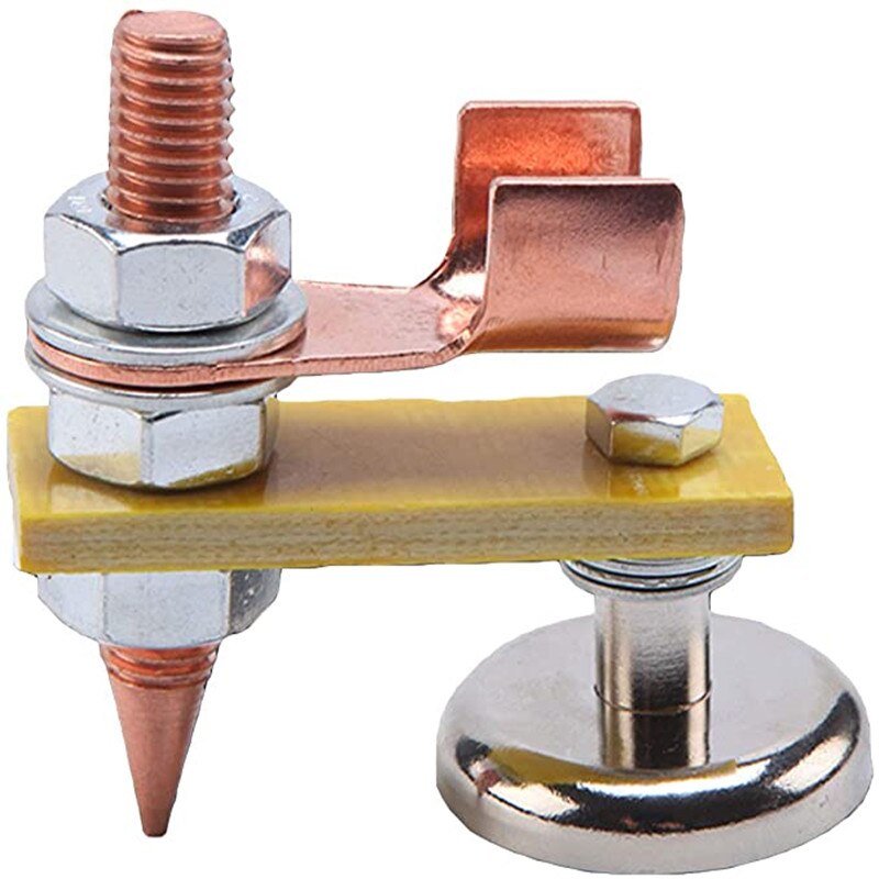Welding Magnet Head Magnetic Welding Support Copper Tail Welding Stability Clamps Strong Magnetism Large Suction