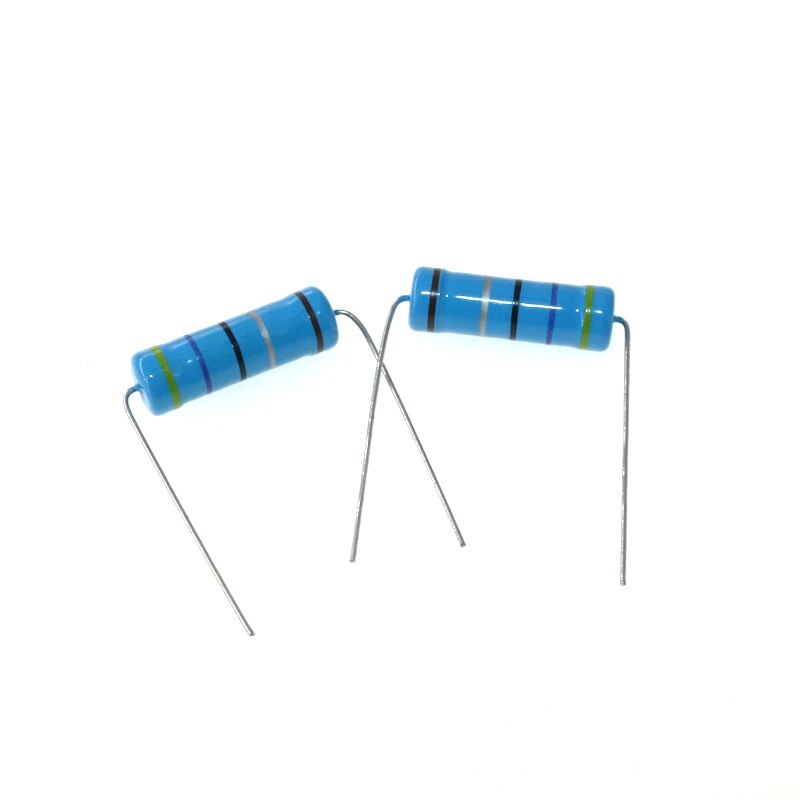 Metal film resistor series 1% 1W Watt 91R 100 120 150 160 180 200 R 220 240 270 300 330 360Ohm 390 430 470 510 560 620 680 Ohm