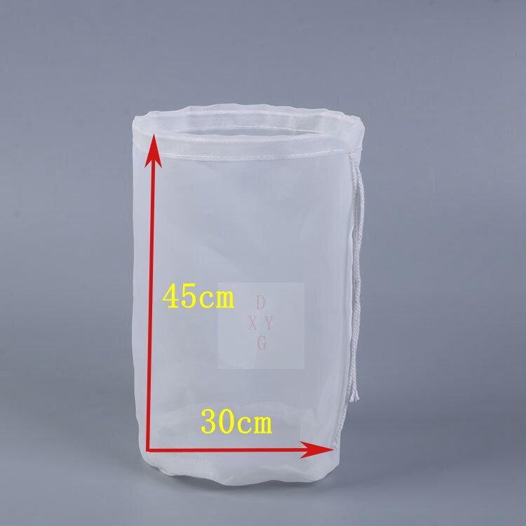100/200 Mesh Brouwen Zeef Zak Food Grade Moer Melk Wijn Bier Zeef Emmer Soja Sap Plantaardige Vulling Koffie Aquarium Filter: 100 Mesh / R30x45