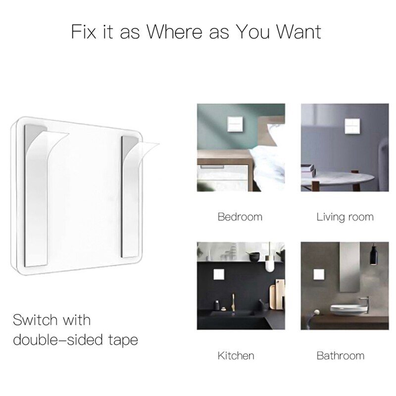 Zigbee Scene Switch Wireless Scene Switch Free Paste Scene Switch Mobile Phone APP Control