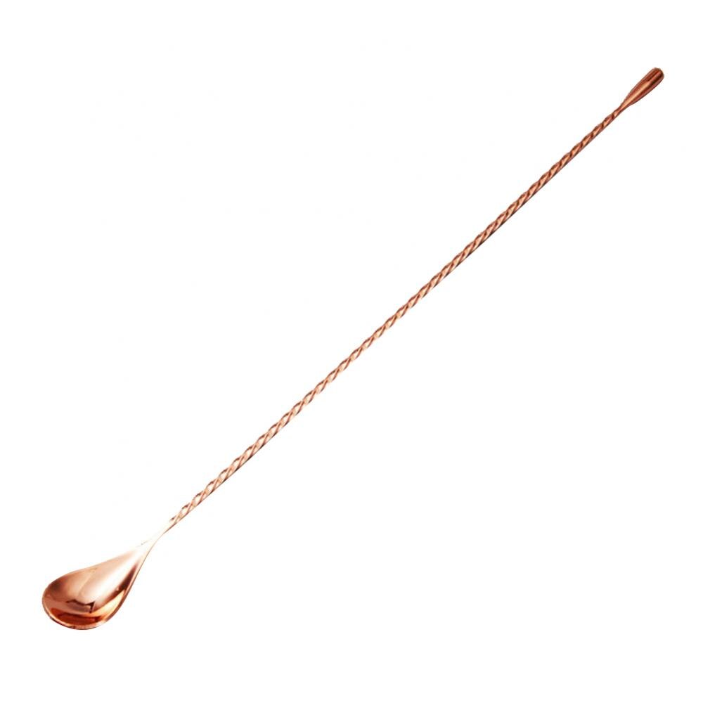 Stainless Steel Spiral Long Handle Mixing Stirring Ice Tea Coffee Spoon Cocktail Spoon Bar Bartender Tool Mixing Stirring Spoon