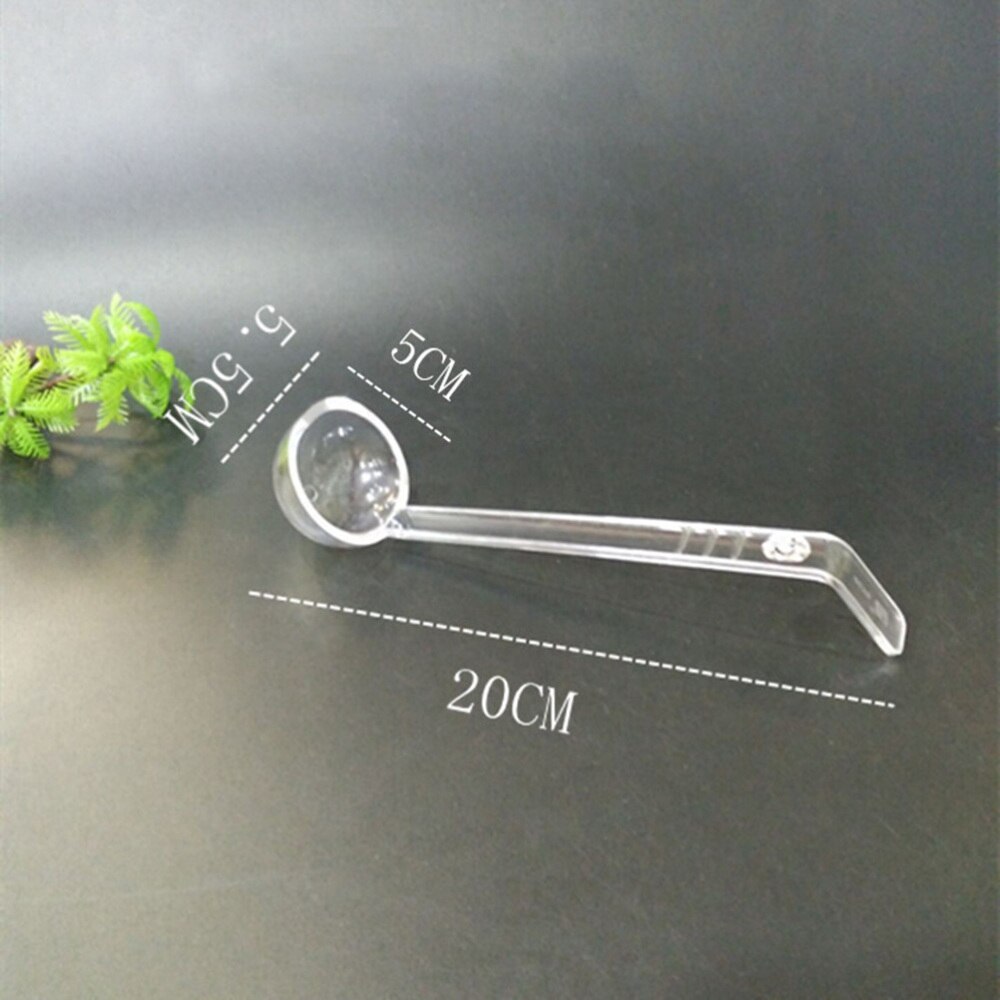 3pcs Punch Serving Ladle Clear Hard Acrylic Ladle Long Handle Spoons for Soup Cooking Stirrer Kitchen Tools