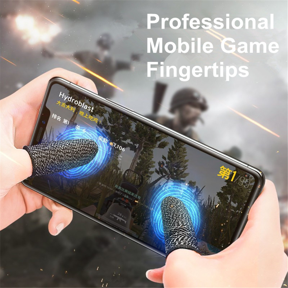 Professionele Mobiele Game Vinger Mouw Ademend Touch Trigger Voor Mobiele Game Anti Vingerafdruk