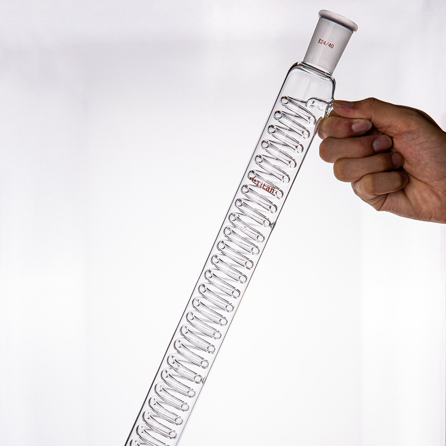 Laboratory Supplies Condenser Multiple Specifications Transparent Glass Distillation Equipment Experimental Tool