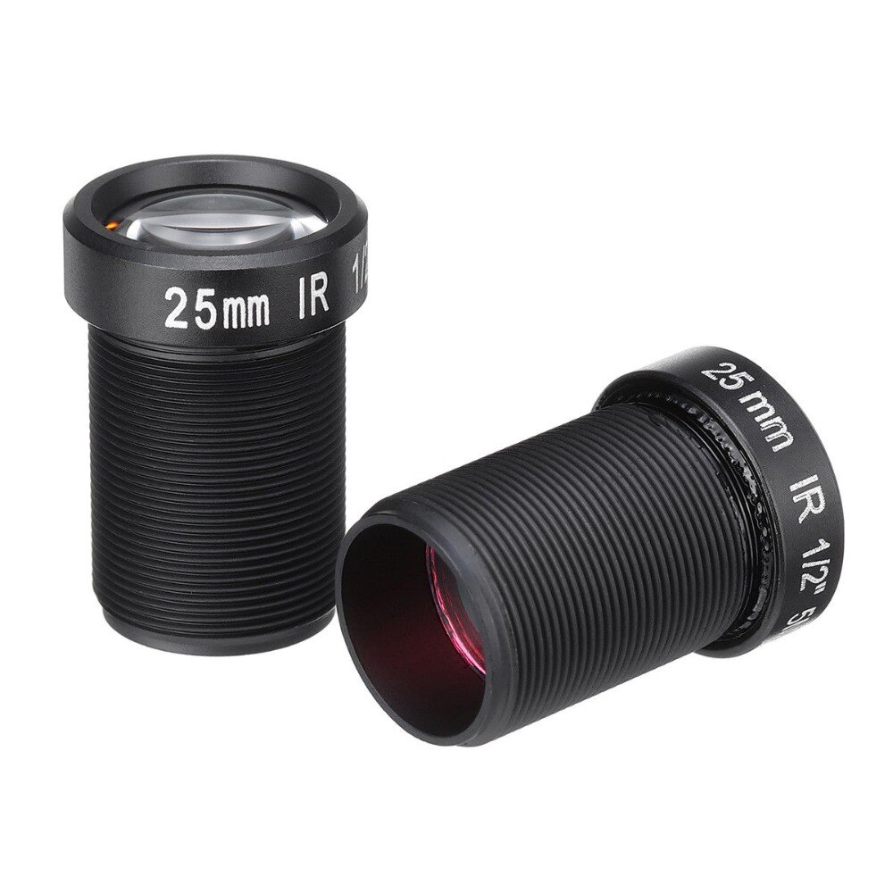 5MP 25mm Lens 1/2'' For HD CCTV Camera F2.4 M12 Fixed Iris Long Distance View
