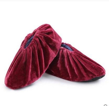 Dames En Mannen Overschoenen Winter Wasbare Schoenen Covers Indoor Bont Doek Schoeisel Pocket Voor Kinderen Recycle Gebruik Op Factory Hotel