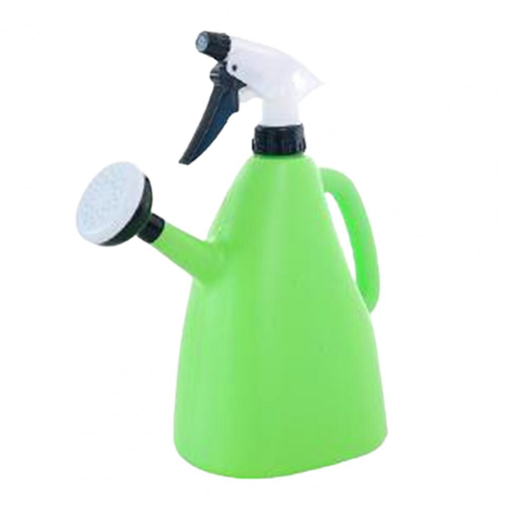 Watering Can Adjustable Rotating Nozzle PP Multifunctional Gardening Sprayer for Home: Green