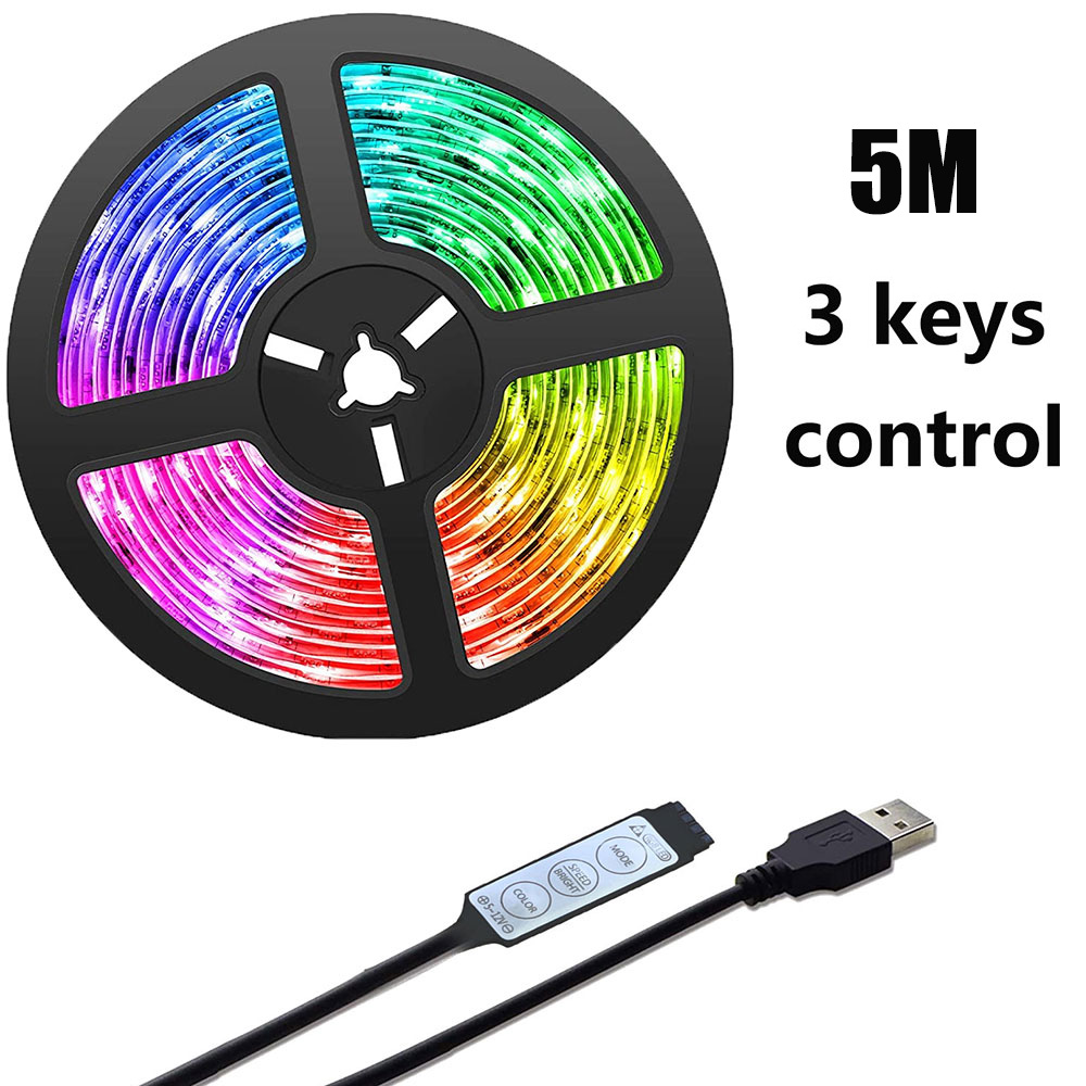 5 M 10 M 15 M 20 M RGB 5050 Licht Dekorieren Lampe Bluetooth USB Fee Licht LED Infrarot Steuerung flexible Lampe Band LED Streifen: Beige