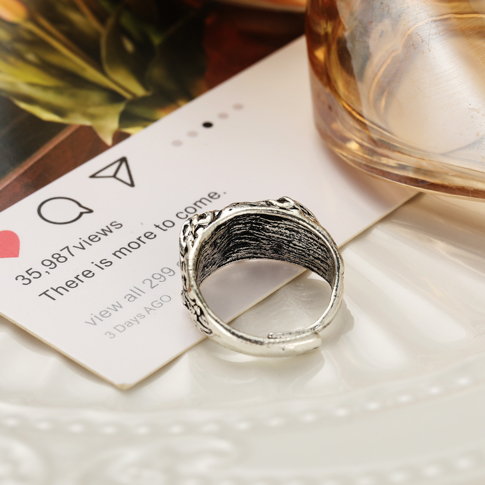 Charm Vintage Uil Ring voor Mannen Vrouwen Schattige Dieren Uil Jeugd Gothic Ringen Sieraden Accessoires