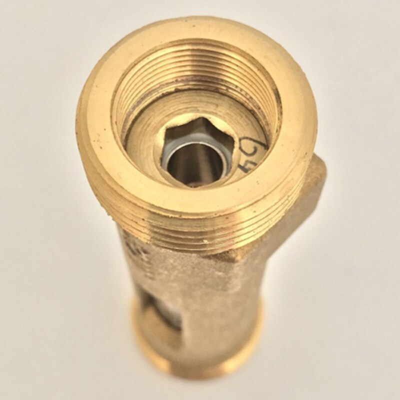 USC-MS43TA 2-8L/Min Direct Reading Flow Meter (Flowmeter) Brass G3/4 inch Male and G3/4 inch Male Spring Mechanical Float Meter