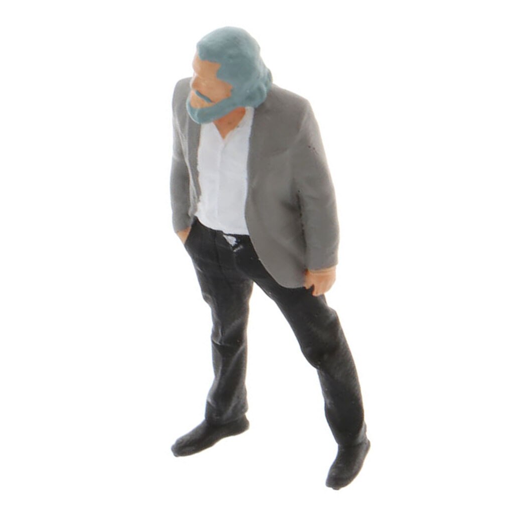 1/64 personen figuren professor miniatuur model trein scène accessoires s meter