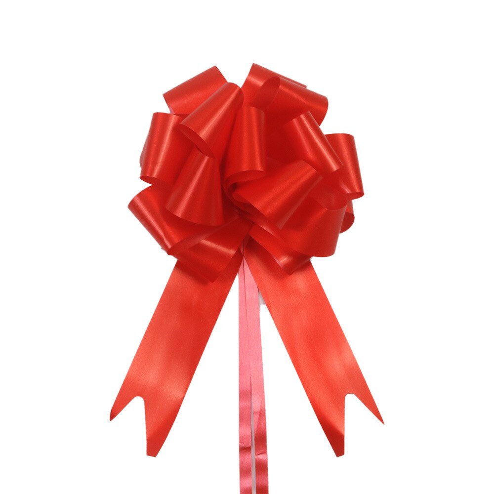 30/10 pièces grand ruban tirer arcs tirer arcs noeud ruban tirer arcs grand tirer arc avec ruban tirer arcs avec ruban décor: M / Rouge