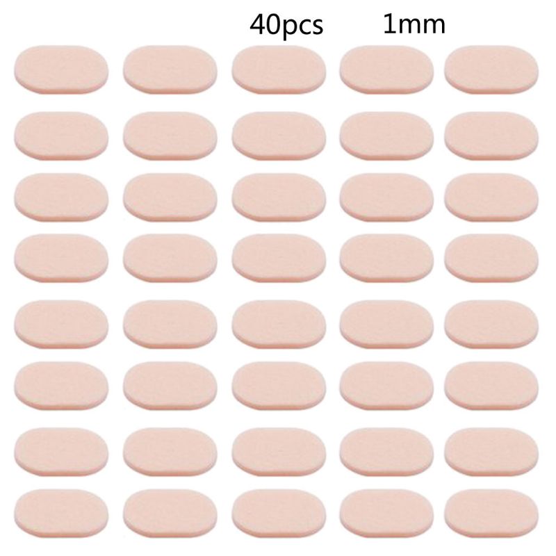 Plaquettes nasales en mousse souple autocollante, pour lunettes, antidérapantes, sans maquillage, 40 pièces, Jy06 21
