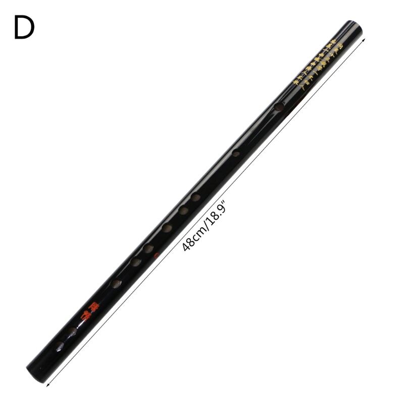 Bamboo Flute Beginner Instrument C D E F G K Key Transverse Dizi W91C: D