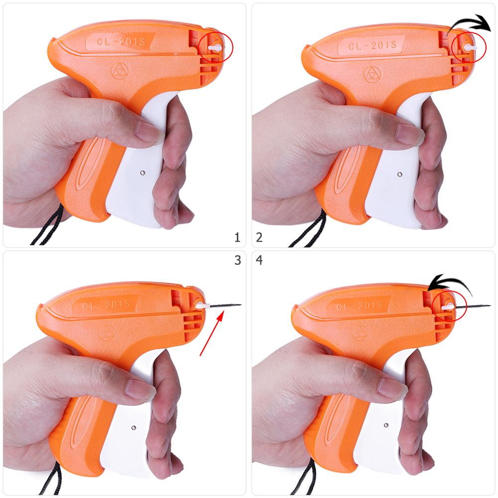 Kleding Kledingstuk Prijs Label Naaien Gereedschap Tagging Tag Gun 5 Naalden 1000 Weerhaken Labeller Machine Kleding Label Gun
