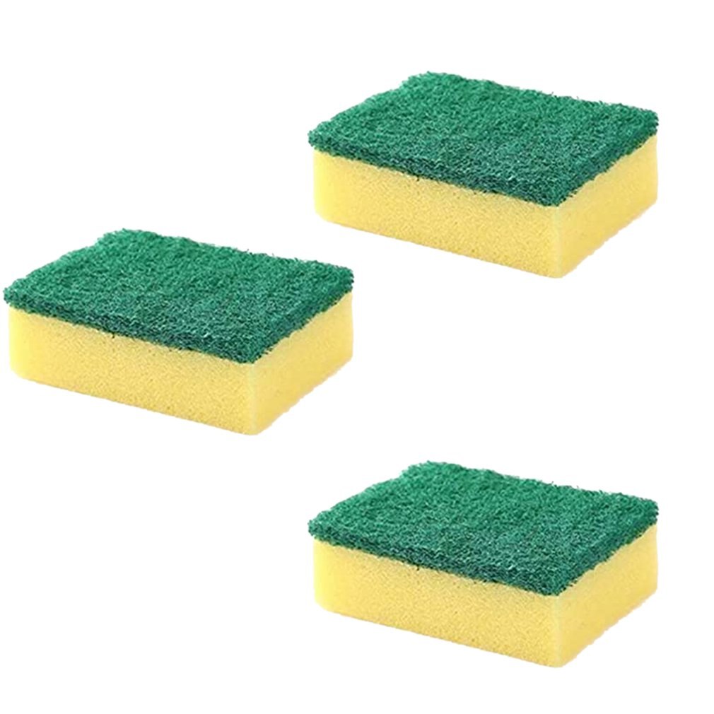 10 stuks reinigingsdoekjes, spons met hoge dichtheid, afwasmiddel en schoonmaakmiddel voor thuis, sterke waterabsorptie, dubbele werking