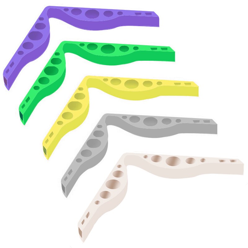 Wiederverwendbare Silikon Maske Halterung Clip Nase Brücke Silikon Halterung Anti-Beschlagen Brille Maske Zubehör Anti-Leckage Nase Pad: 11