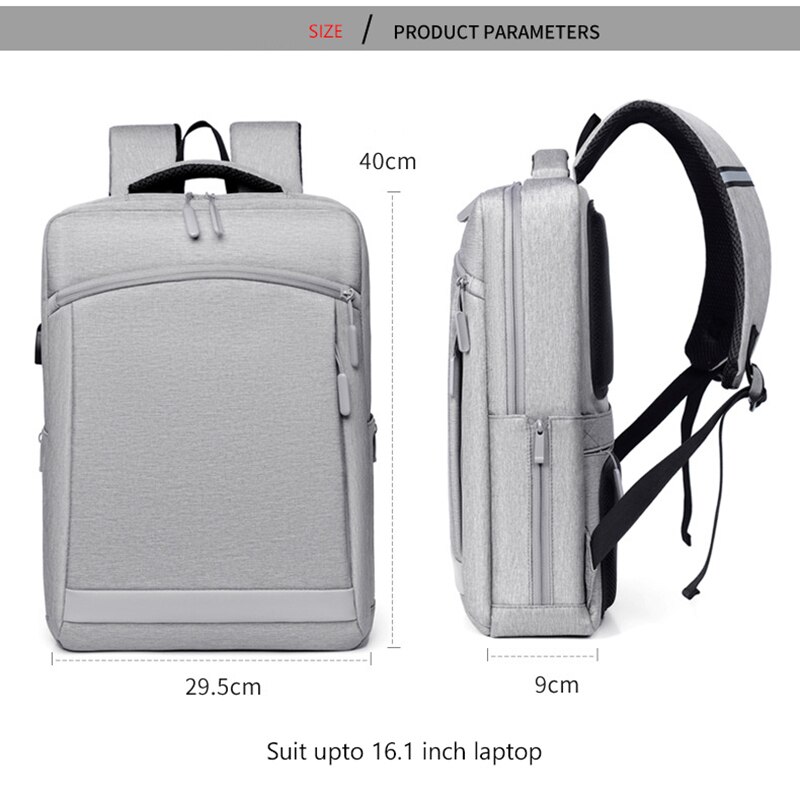 VORMOR Laptop Rucksack Frauen Anti-diebstahl Wasserdicht Schule Rucksäcke USB Lade Business Männer Reisetasche Neue