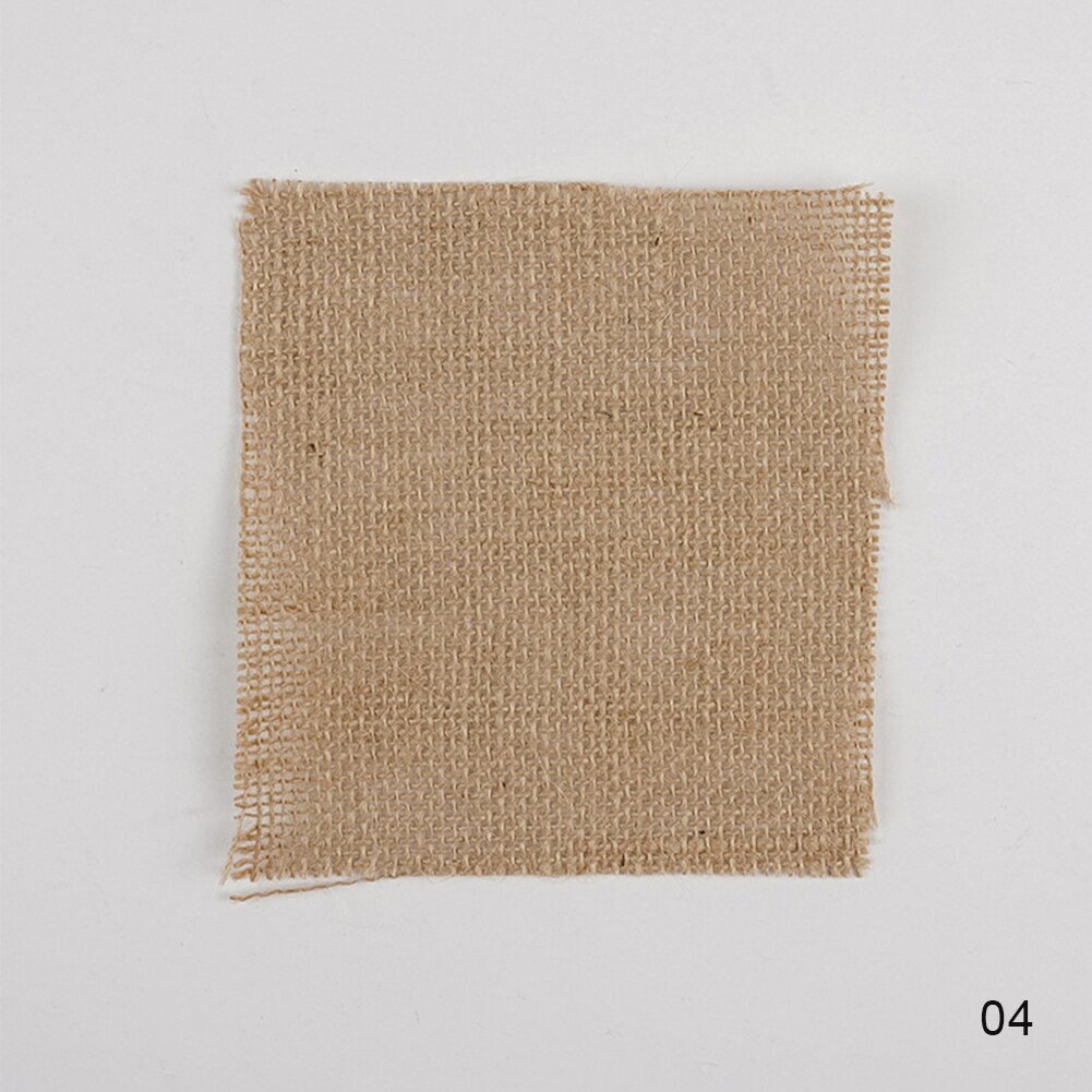 Manteles Individuales de tela de arpillera Natural, mantel de mesa de estilo Ins, decoración de tela textil de lino de malla, accesorios de decoración de fotografía de joyería: 04