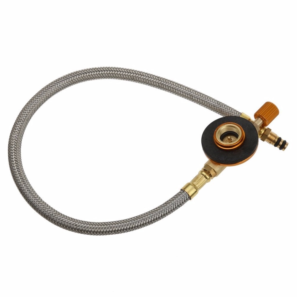 Jeebel universal gasspisadapter slanganslutningsregulator för campingtank utomhus lpg cylinderhuvudadapter