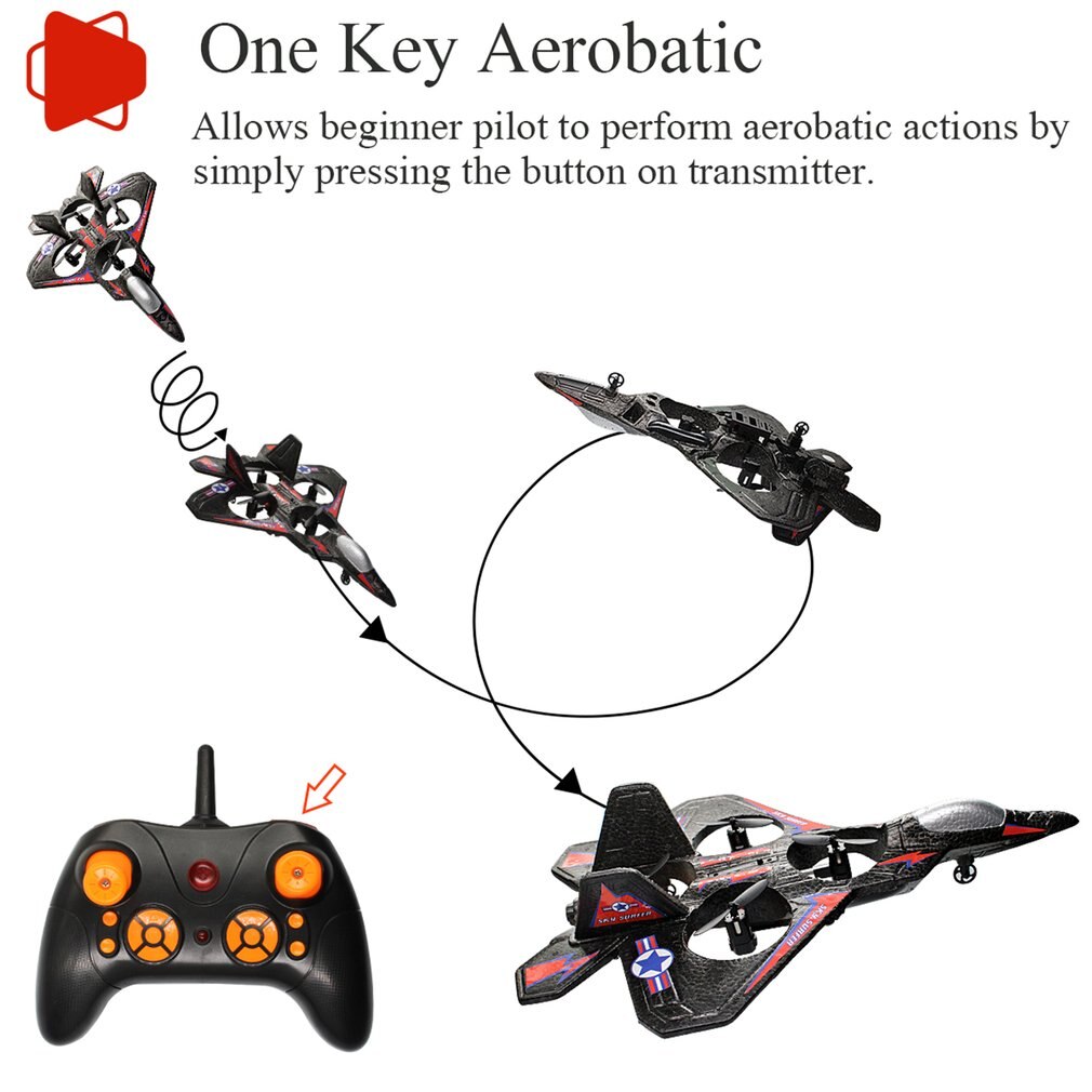 Outdoor Flying Mini Foam Throwing Glider Inertia DIY Aircraft Toy Hand Launch Airplane Model Light Toys For Kid red