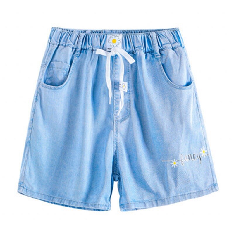 Pantaloncini di Jeans per ragazze con cintura pantaloncini di Jeans con foro strappato stampa arcobaleno lettera estate simpatici vestiti per bambini per adolescenti 6 8 10 12 14 anni: 12-160