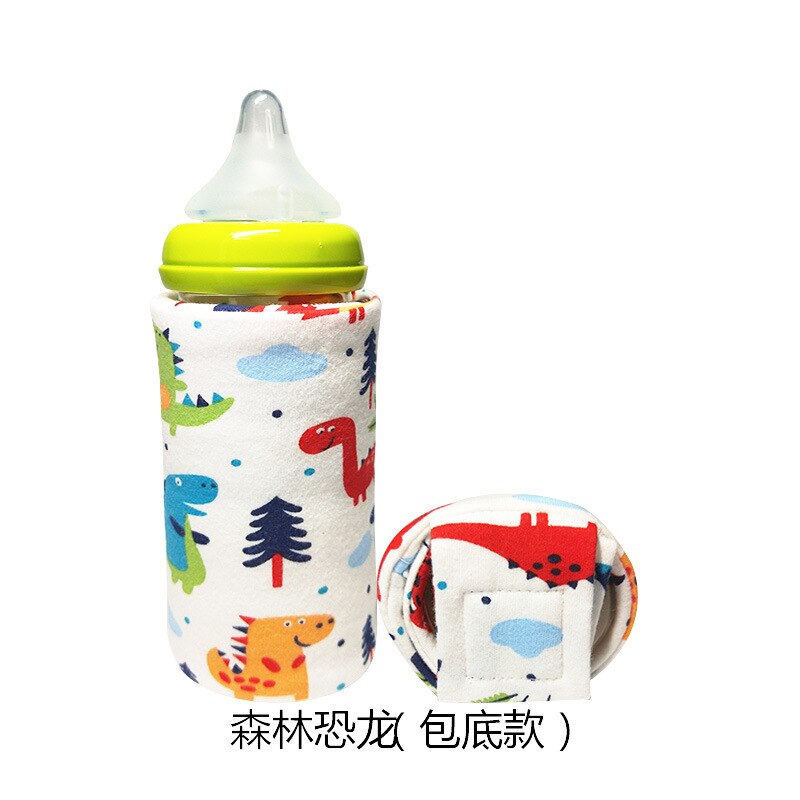 Przenośny podgrzewacz robić butelek dla niemowląt na zewnątrz stały ciepły worek na mleko torba na butelkę dla niemowląt przechowywanie komora grzewcza torba izolacyjna: dinozaur 2
