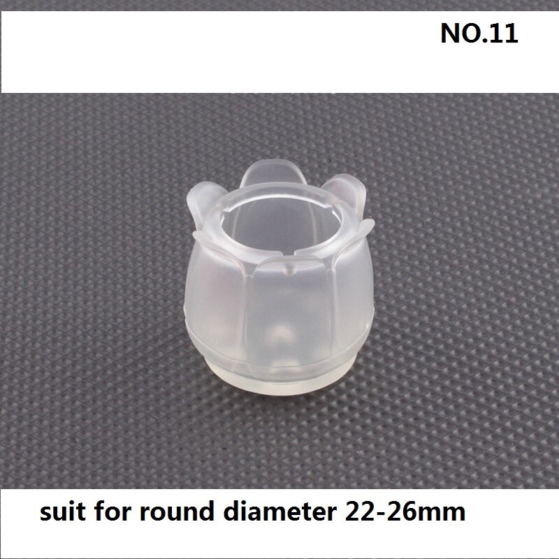 Non-slip Table Chair Foot Cover Foot Pad Furniture Leg Floor Protection Pad Wear-resisting Stool Chair Table Legs Protector: R  16pcs covers