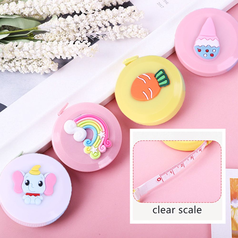 150cm Mini Band Meter Band Schneider Lineal Keychain MaßBand Kleidung Größe MaßBand Tragbare NäHenne Werkzeuge Zubehör