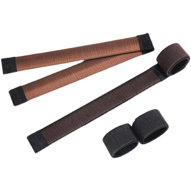 Lady Girl-accesorios para el cabello para niña, dulce plato francés, banda para el cabello, bola giratoria, herramienta mágica de bricolaje, fabricante de moños, donas sintéticas, banda para la cabeza