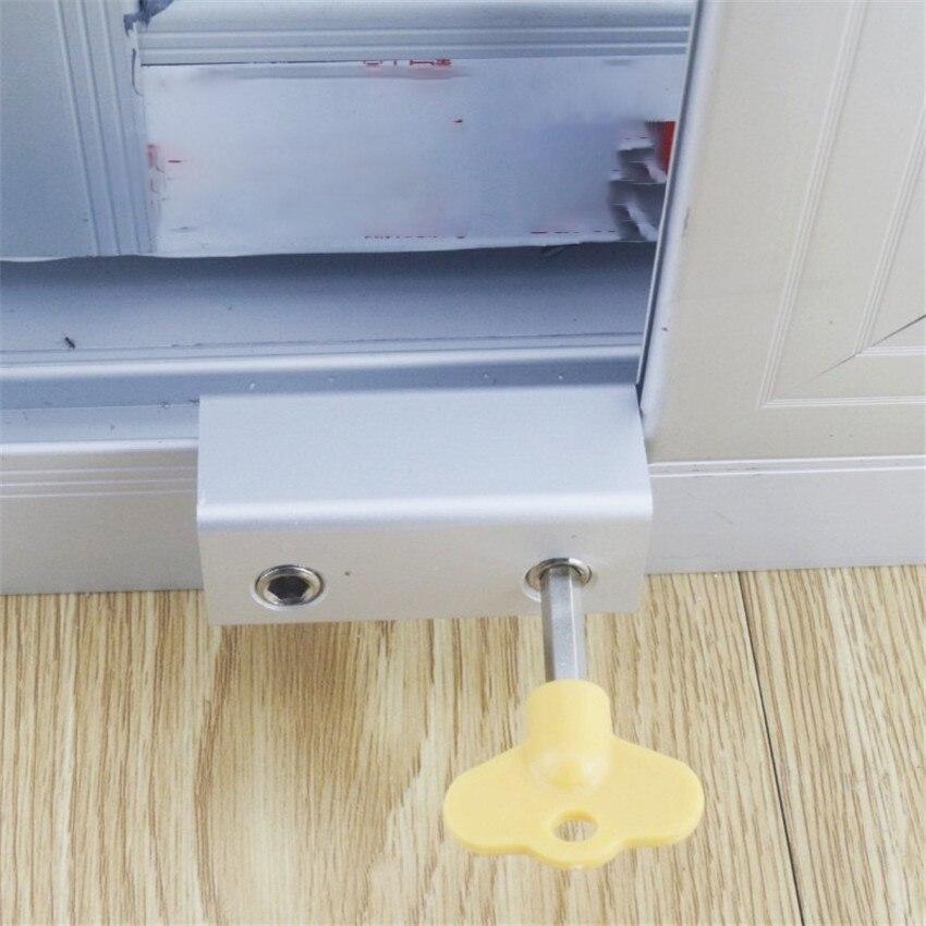 Aluminium Kinderslot Deur En Raam Stopper Bescherming Beveiliging Schuifraam Sloten Voor Kinderen Veilig Sloten Stopper