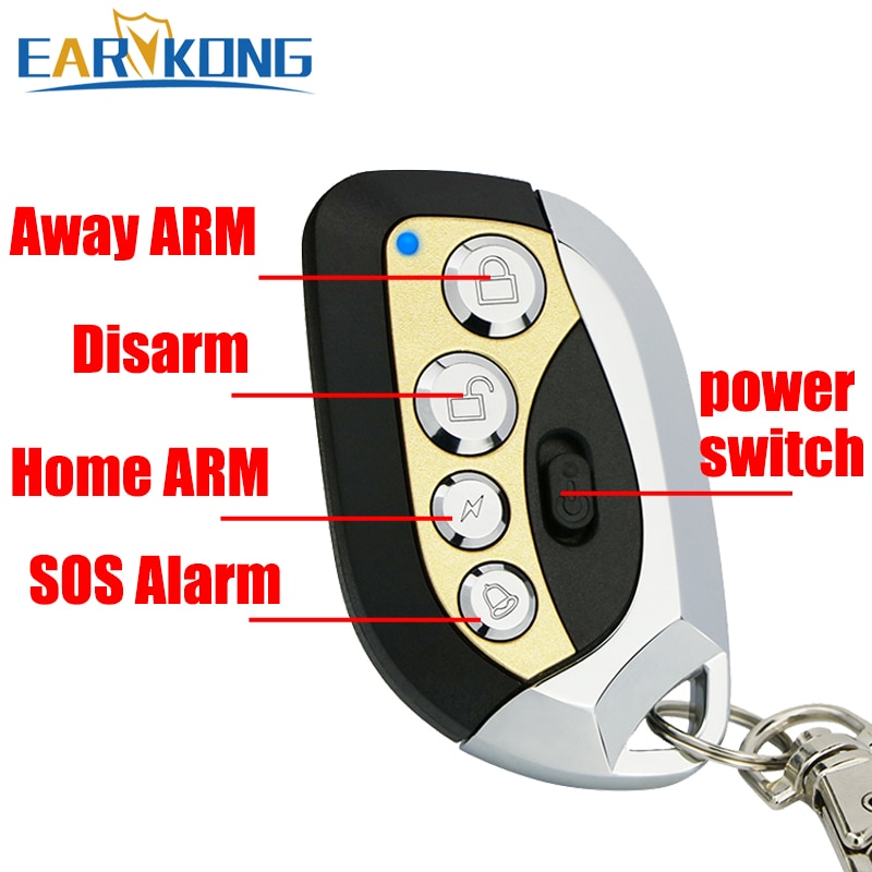 Wifi GSM Alarmsysteem 433 MHz Thuis Inbreker Beveiligingsalarm Draadloze bedrade detector RFID Touch-toetsenbord Temperatuur Vochtigheid Alexa