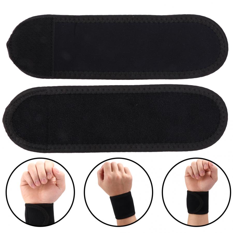 2pcs Wrist Support Adjustable Wrist Brace Sports Training Pain Sprain Wrist Protective Wrap for Different Sports