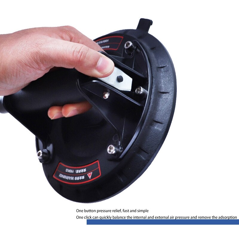 Vacuüm Zuignap 110Kg Met Abs Handvat Zuignappen Voor Glas Zware Lifter Voor Graniet Tegel Glas handmatig Tillen