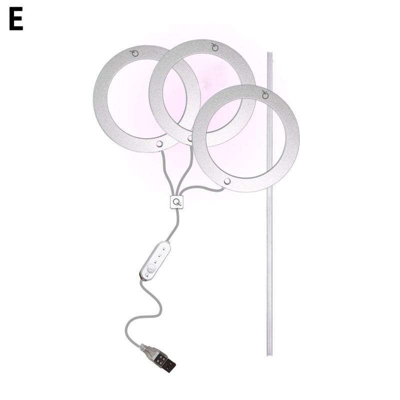 Led Grow Light Volledige Spectrum Phyto Groeien Lamp Usb Phytolamp Voor Planten Voor Planten Lamp 5V Voor Binnenverlichting plantengroei S3F5: E