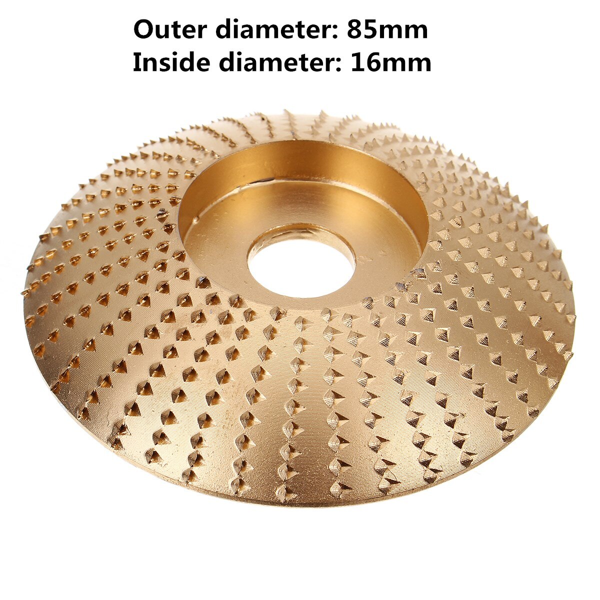 Wood Grinding Wheel angle grinder disc wood carving disc Sanding Abrasive tool 5/8inch Bore: B