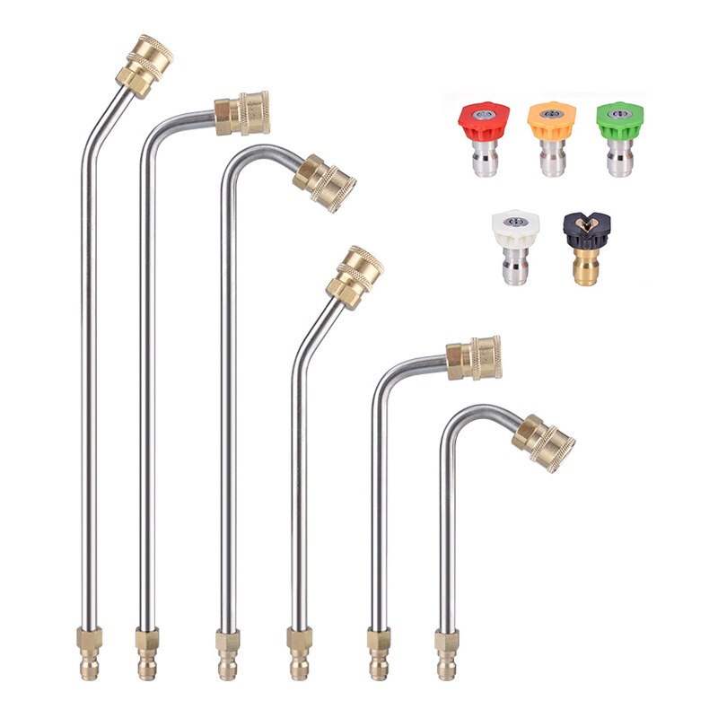 High Pressure Washer Gutter Cleaner Attachment For Lance/Wand 1/4" Quick Connect,for Lavor for Nilfisk for Bosch car accessories