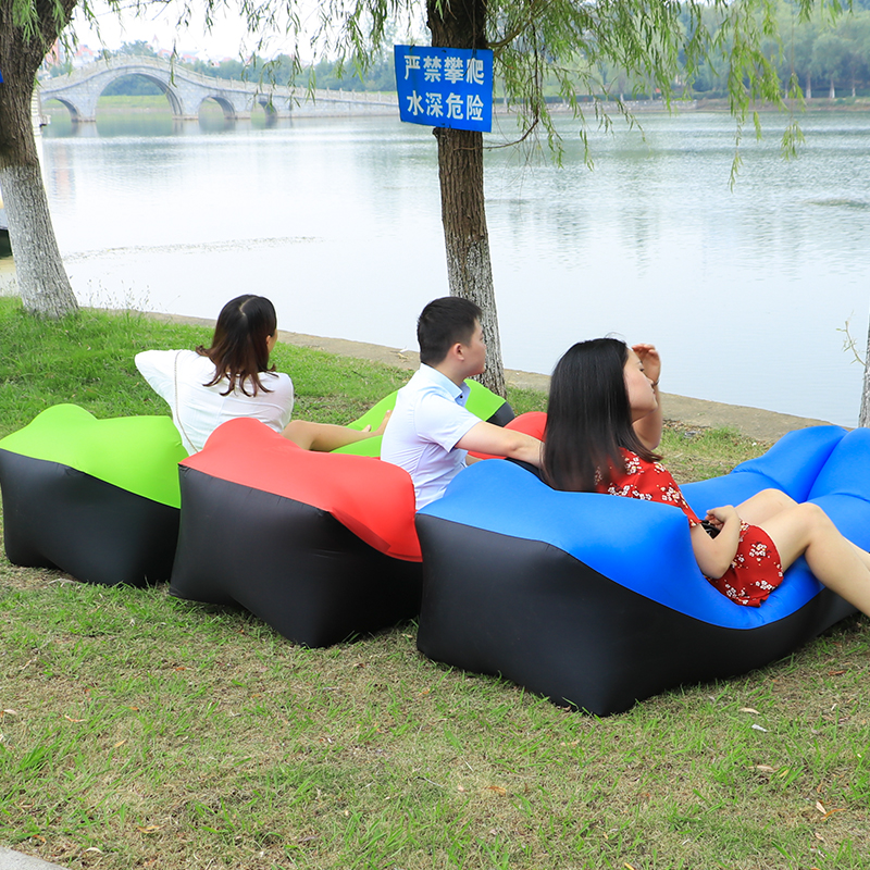 Campingstol ideel oppustelig sofa og strandstol camping airbag bedste oppustelige liggestol bærbar hængekøje air sofa