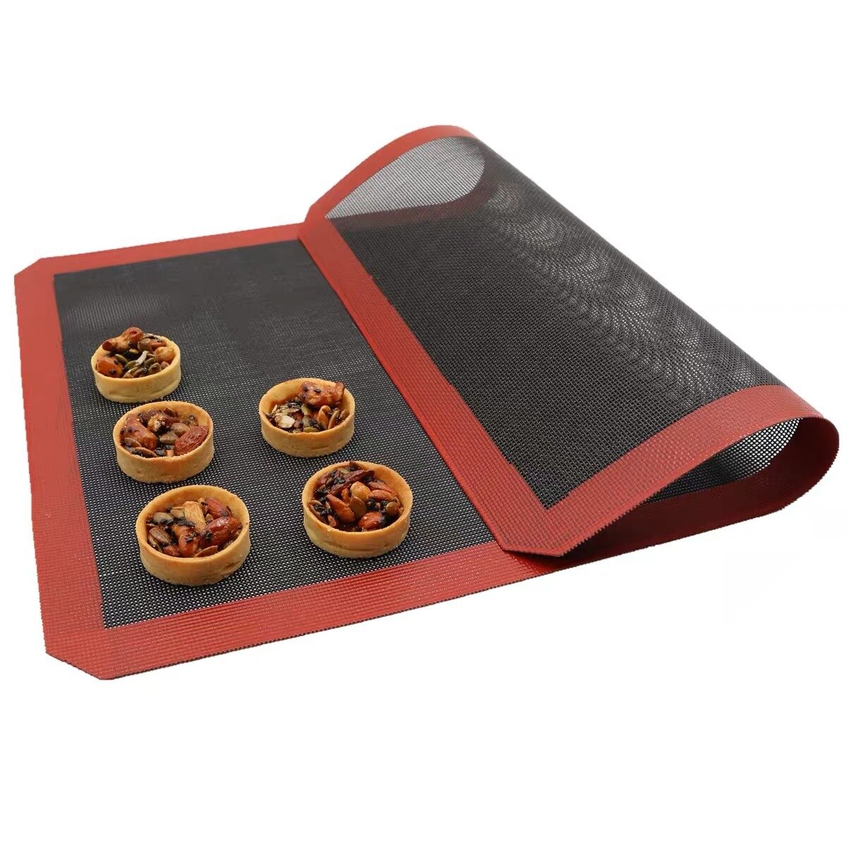 Non-stick Siliconen Bakken Mat Geperforeerde Oven Sheet Liner Voor Cookie Pastry Pad Ademend Brood Bakken Tool Warmte-slip Pad