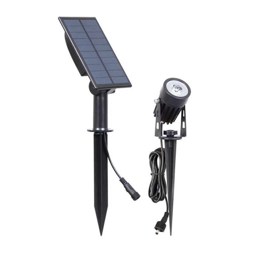 Thrisdar Solar Tuin Gazon Lamp Outdoor Led Solar Spike Spotlight Landschap Path Muren Boom Led Spotlight Solar Spike Gazon Licht: 1 Head White