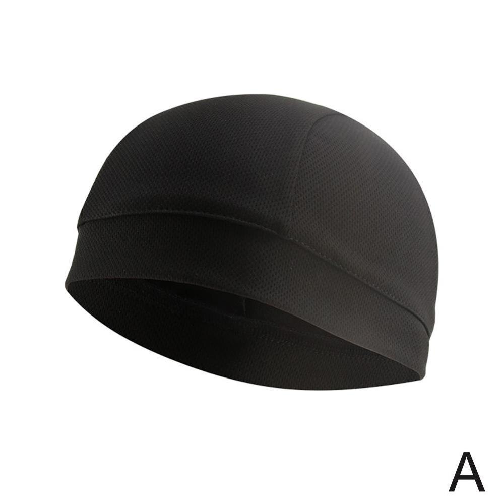 Motorhelm schedel binnenmuts coolmax hoed snel drogend ademende hoed racepet onder helm muts motorcrosshelm: A