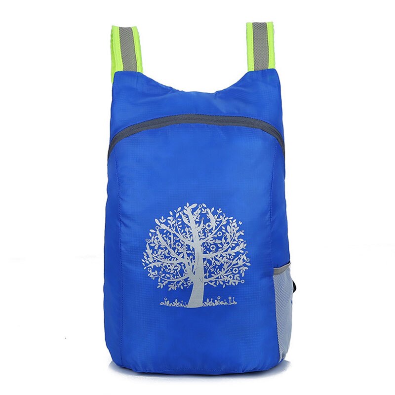 Sac à dos pliant Ultra léger pour hommes et femmes, sac à dos d'extérieur, Portable pour voyage, randonnée,: Bleu couleur