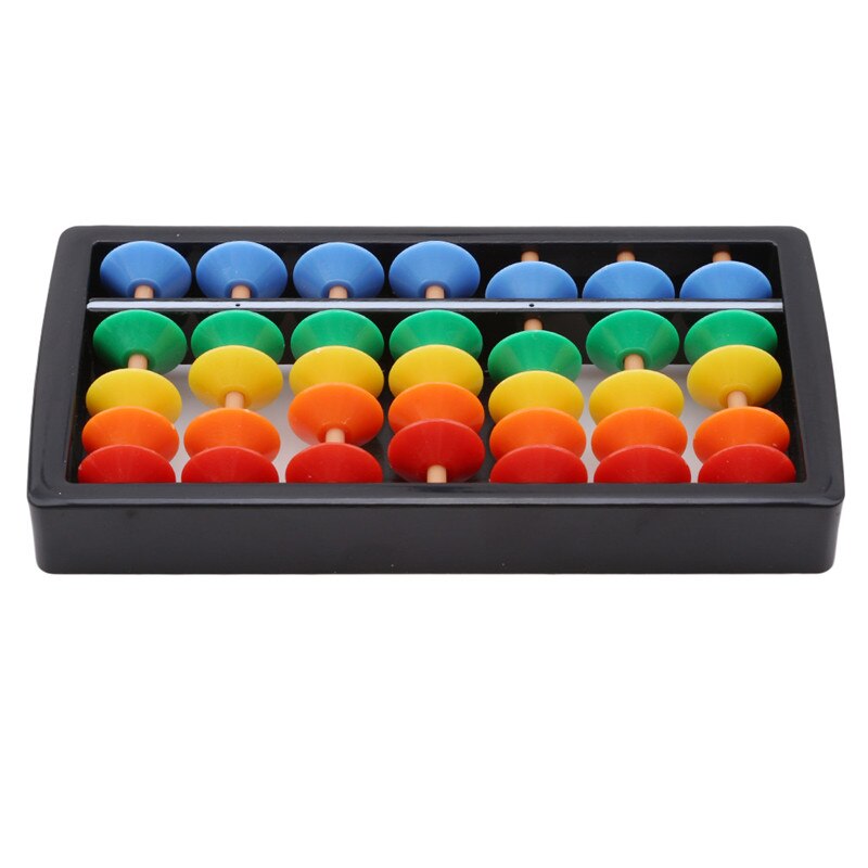 12X6 centímetros Mini Plástico Colorido Ábaco Aritmética 7 Dígitos Crianças Ferramentas de Matemática Cálculo Brinquedos Educativos Ábaco Ábaco Chinês