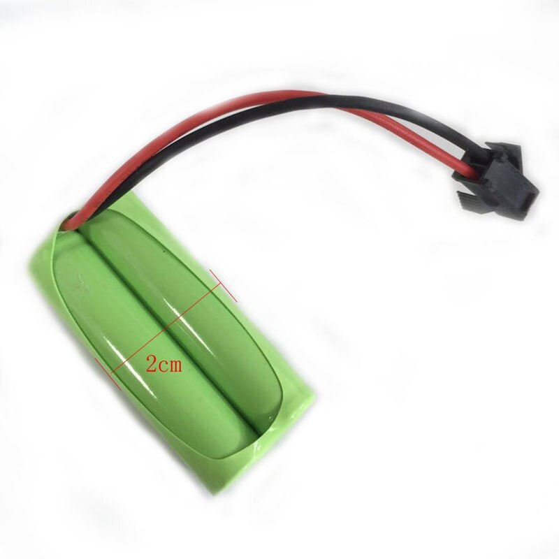 Durable Double-deck 7.2V 800mAh 6x AAA Rechargeable Ni-MH RC Battery Pack for Remote Boat Car Toys with Clip Plug