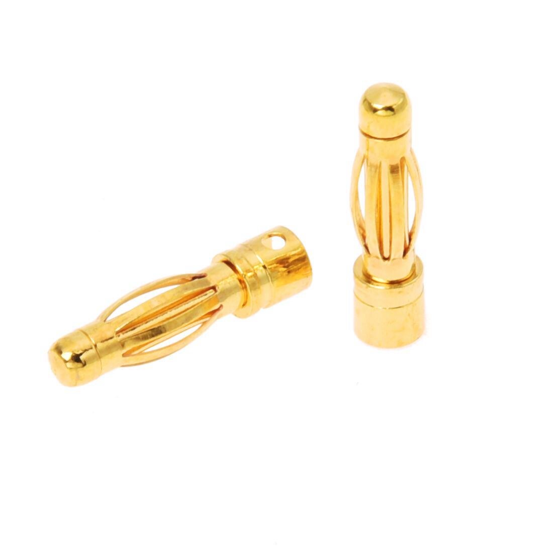 20pcs RC Model Battery Male Banana Bullet Connector Plug 4mm