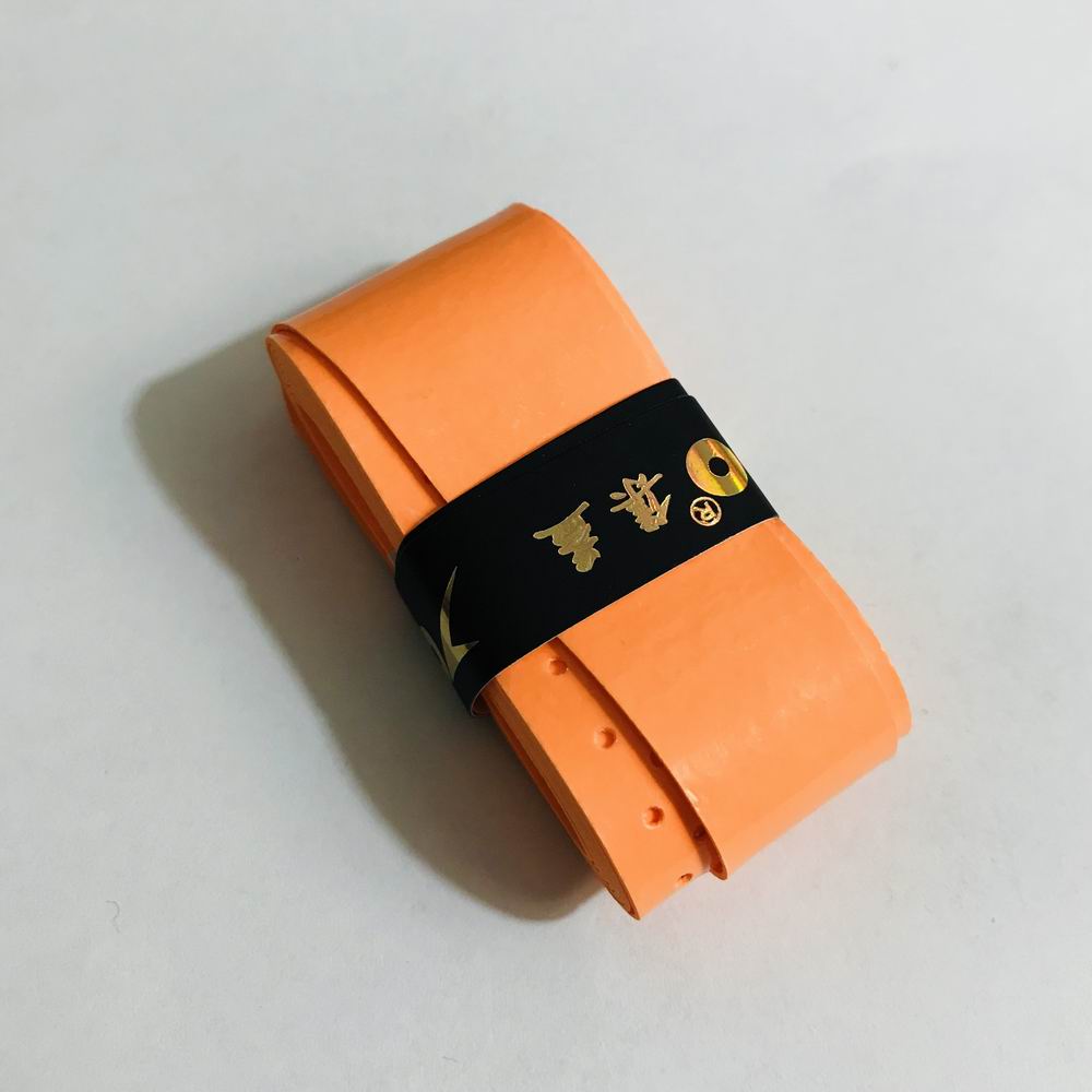 0.65mm Super Thin pro perforated soft tacky feel Overgrip/grips/badminton racket/Tennis Racket/Tennis Racquet: Orange