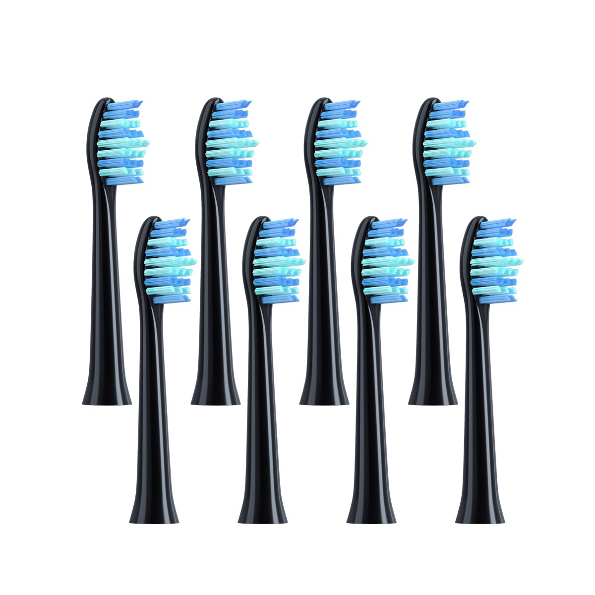 12Pcs Vervanging Voor Huawei/Libod/Hilink/Handy/Unieke Roze Tandenborstel Smart Elektrische Tandenborstel Schoon Borstel heads Dental Borstel: 8PCS-Black