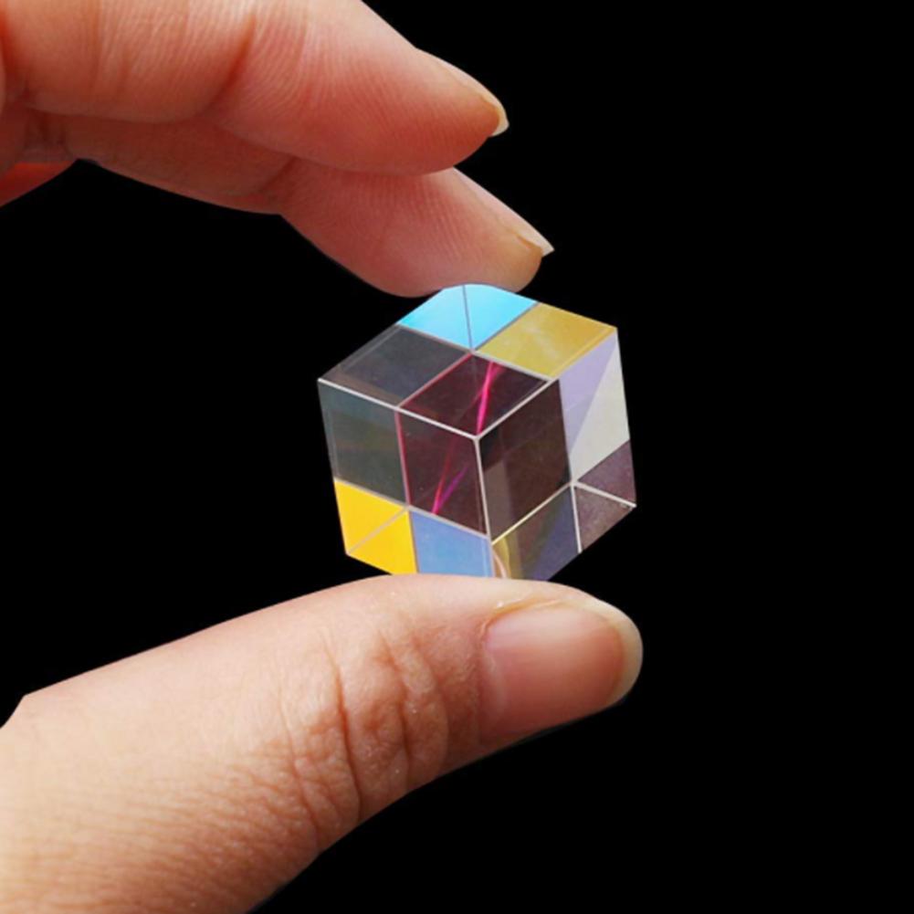 Optic Prism Cube Glass Triangular Prism Light Cube Combination Dichroic Prism Optical Glass Lens