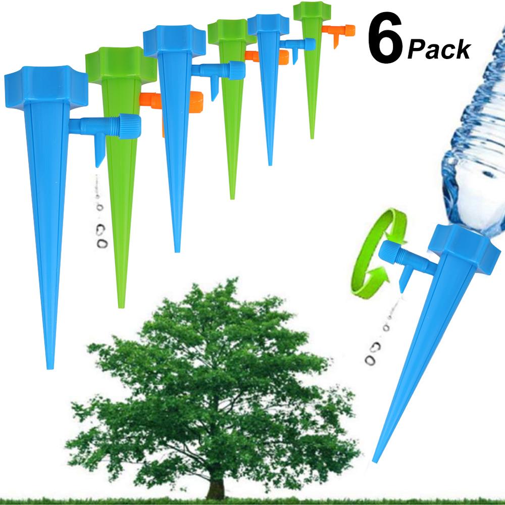 6/12/24 PCS Auto Drip Irrigation Watering System Watering Spike Garden Plants Flower Watering Kits Household Automatic Waterers: 6 pcs