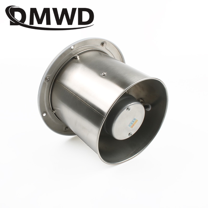 DMWD 6 Inch Stainless Steel Exhaust Fan 6&#39;&#39; Toilet Kitchen Bathroom Hanging Wall Window Duct Fan Air Ventilator Extractor Blower
